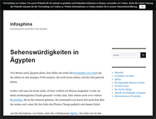 Tablet Screenshot of infosphinx.de